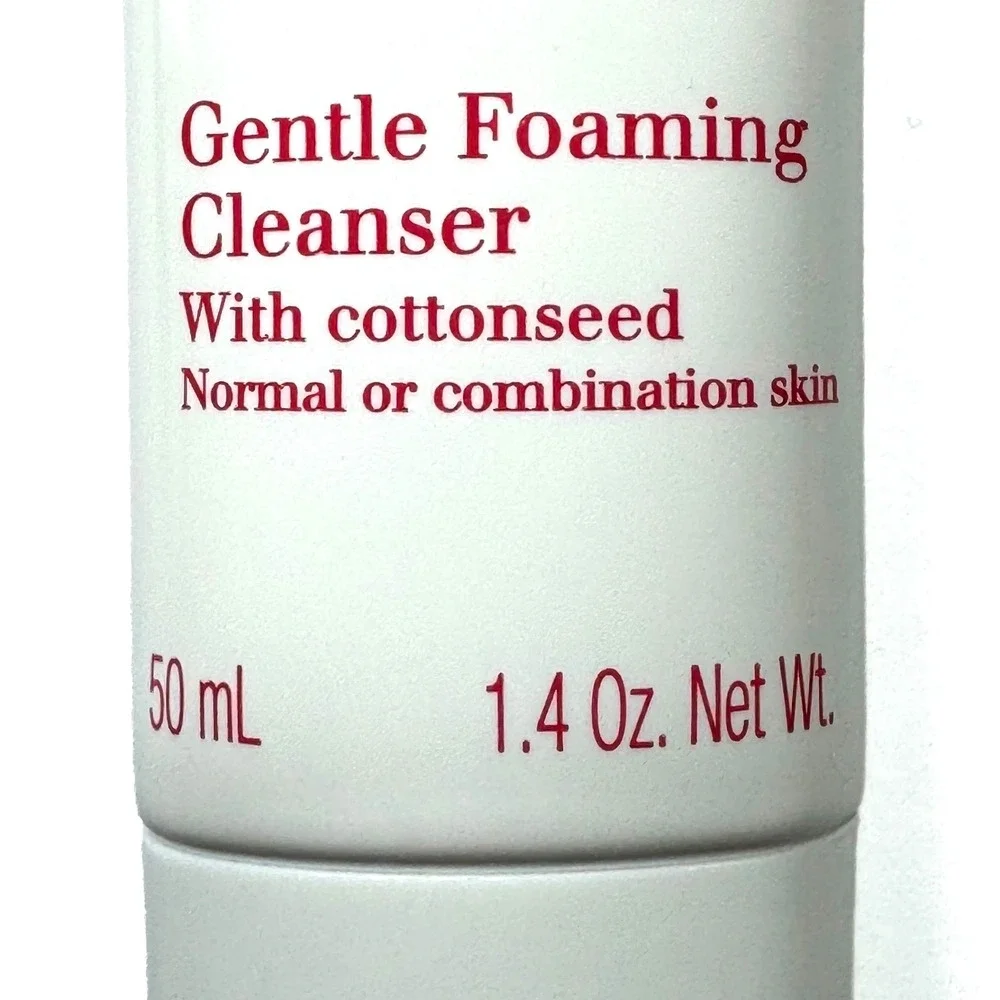 Clarins Gentle Foaming Cleanser Cottonseed 1.4oz & 0.8oz Travel Duo New Sealed
